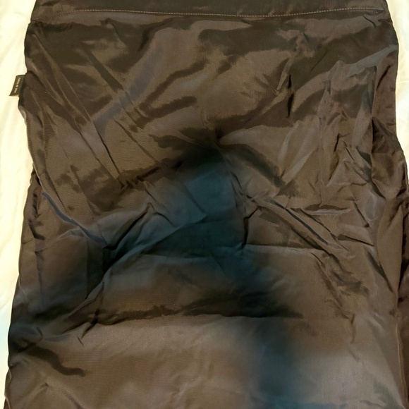 Louis Vuitton.  A Brown Nylon Suiter Garment Bag with Gold Hanger - Picture 3 of 4